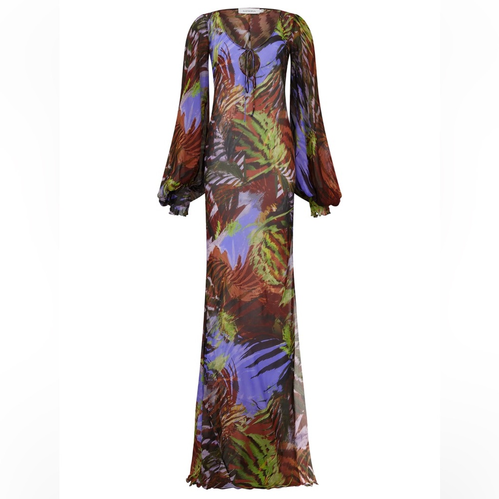 💜 NWT Women’s Rat & Boa Daliana Dress Max with Side Slit 💜 - Picture 5 of 9